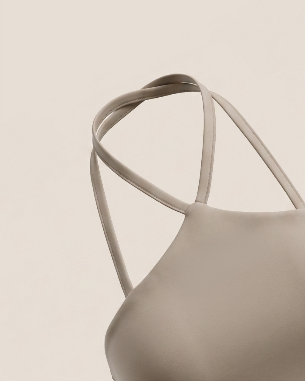 Halter One-Shoulder Top - Legging Cotton Fabric