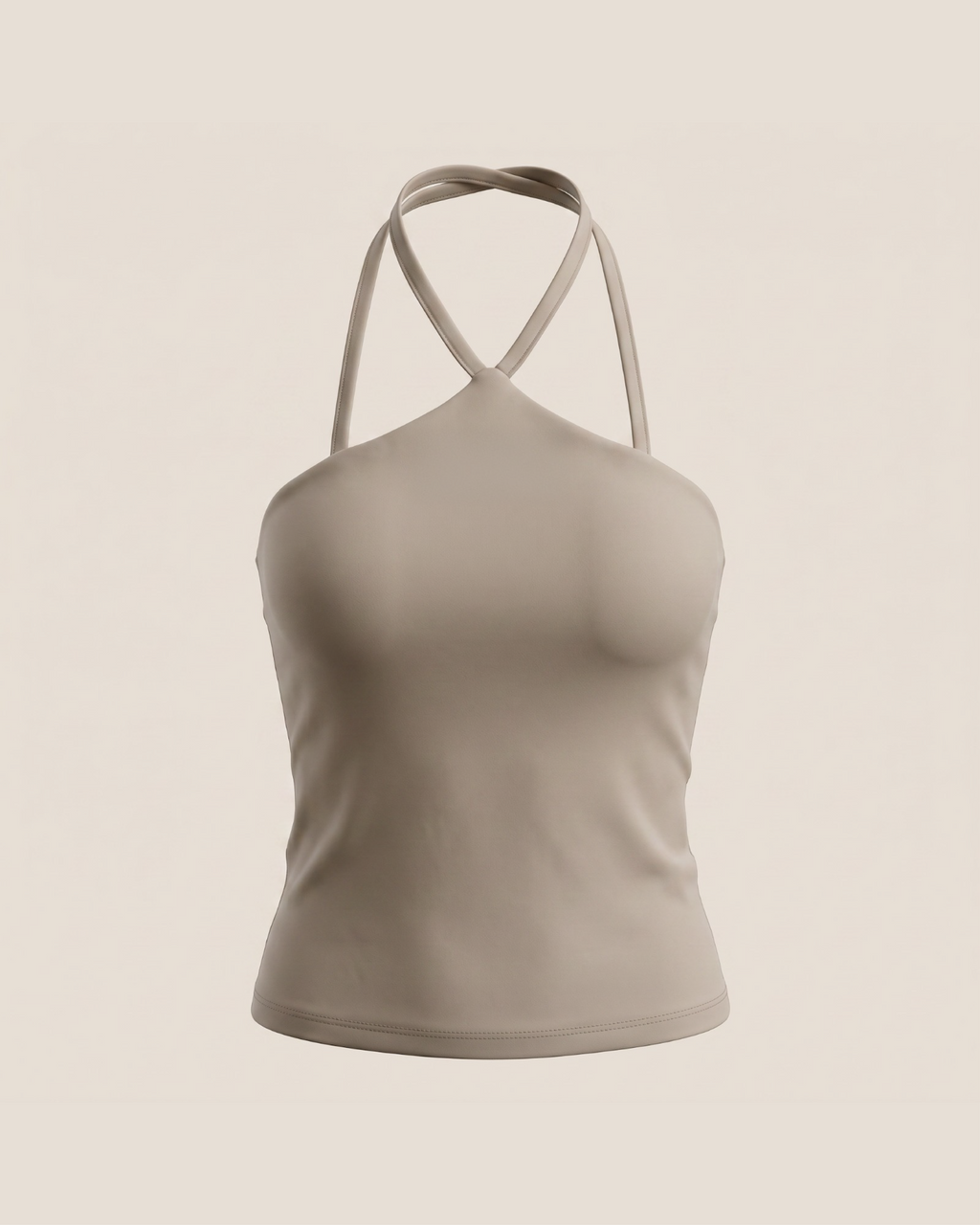 Halter One-Shoulder Top - Legging Cotton Fabric