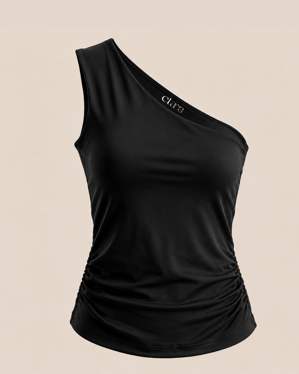 One-Shoulder Legging-Fabric Cotton Crop Top