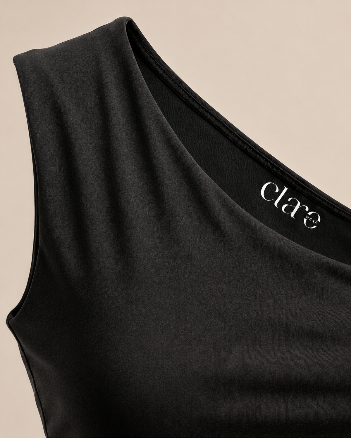 One-Shoulder Legging-Fabric Cotton Crop Top
